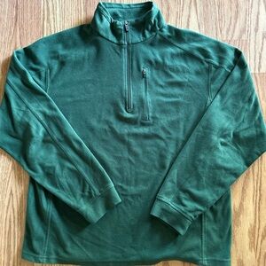 Vintage LL Bean Green Quarter-Zip Men's Sweater Men’s